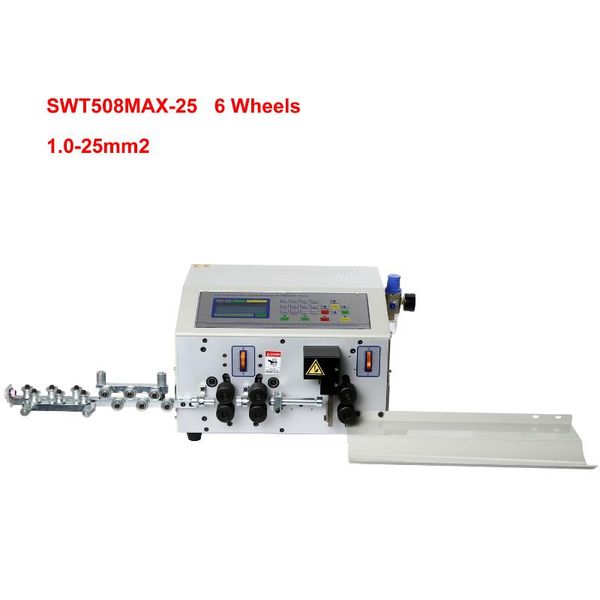 power tool sets swt508max1 automatic cable stripping peeling cutting machine 1-25mm2 wire cutter stripper 600w 220v 110v 6 wheels drive
power tool sets swt508max1 automatic cable stripping peeling cutting machine 1-25mm2 wire cutter stripper 600w 220v 110v 6 wheels drive