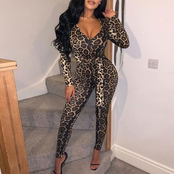 women's jumpsuits & rompers omsj 2021 female fashion streetwear leopard print v-neck long sleeve skinny with belt party autumn bodycon, Black;white
women's jumpsuits & rompers omsj 2021 female fashion streetwear leopard print v-neck long sleeve skinny with belt party autumn bodycon, Black;white