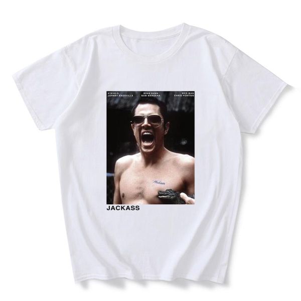 men's t-shirts johnny knoxville t shirt casual cotton tee funny loose comfortable clothes gift, White;black
men's t-shirts johnny knoxville t shirt casual cotton tee funny loose comfortable clothes gift, White;black