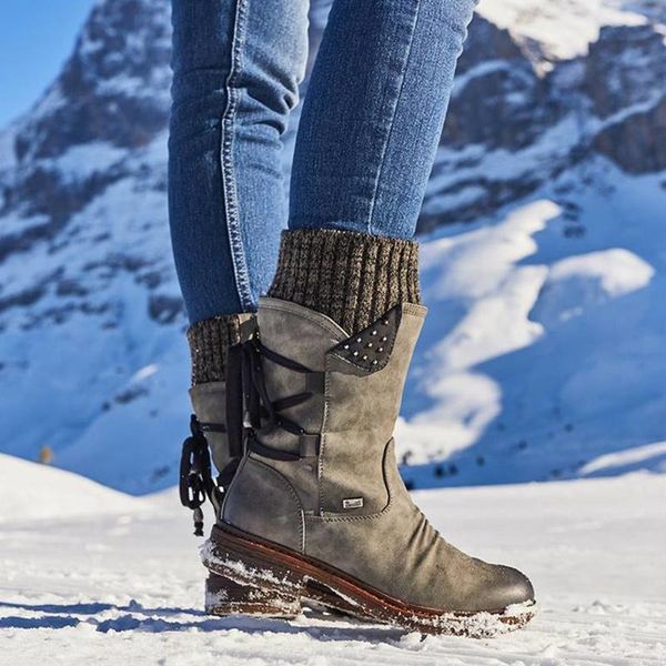 boots fashion women winter ankle flock shoes retro lace up zipper rubber knitting ladies snow female footwear r85r, Black
boots fashion women winter ankle flock shoes retro lace up zipper rubber knitting ladies snow female footwear r85r, Black