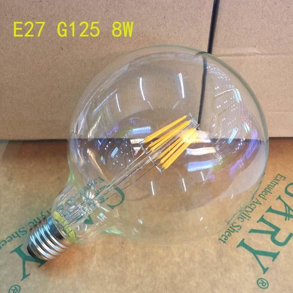 bulbs arrival g125 big global light bulb 4w/6w/8w filament led e27 clear glass edison indoor lighting lamp ac 220v 240v 1pcs
bulbs arrival g125 big global light bulb 4w/6w/8w filament led e27 clear glass edison indoor lighting lamp ac 220v 240v 1pcs