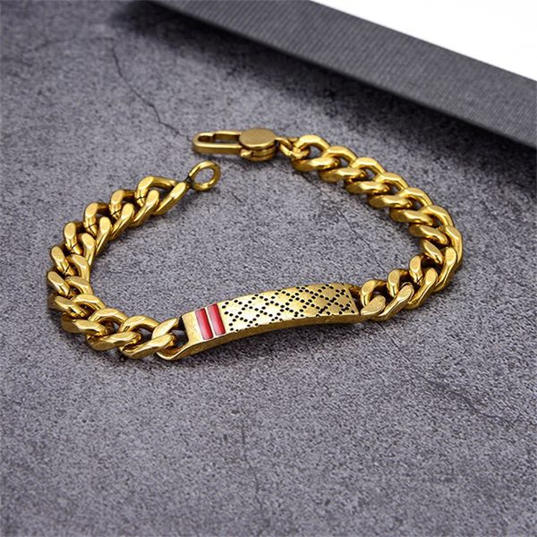 classic stripe plaid charm bracelets with box personality punk thick bracelet street party fashion jewelry, Golden;silver
classic stripe plaid charm bracelets with box personality punk thick bracelet street party fashion jewelry, Golden;silver