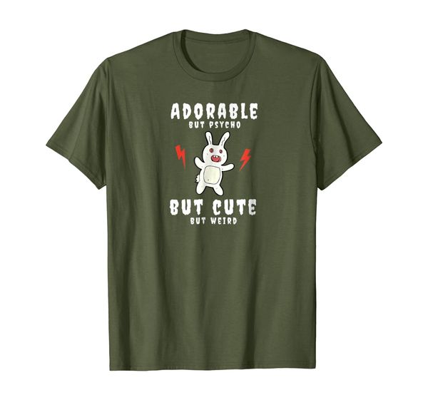Adorable But Psycho But Cute But Weird Bunny Funny T-Shirt, Mainly pictures
Adorable But Psycho But Cute But Weird Bunny Funny T-Shirt, Mainly pictures