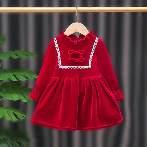 girl's dresses girl outfit infant dress kids winter for girls autumn velvet baby clothes toddler birthday party red, Red;yellow
girl's dresses girl outfit infant dress kids winter for girls autumn velvet baby clothes toddler birthday party red, Red;yellow