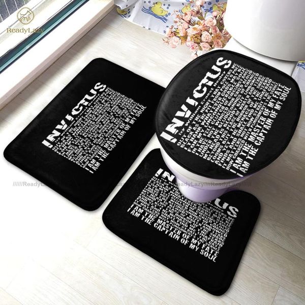 invictus bath mat door anti slip 3 piece bathroom set modern polyester rug mats
invictus bath mat door anti slip 3 piece bathroom set modern polyester rug mats