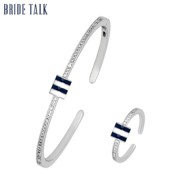 earrings & necklace 2021 high-quality cubic zircon bangle bracelet rings sets for women occident style fashion jewelry accessories, Silver
earrings & necklace 2021 high-quality cubic zircon bangle bracelet rings sets for women occident style fashion jewelry accessories, Silver