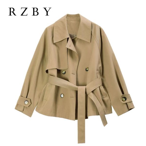 women's trench coats double waist drawstring breasted jacket women 2021 autumn fashion korean style temperament coat all matched female, Tan;black
women's trench coats double waist drawstring breasted jacket women 2021 autumn fashion korean style temperament coat all matched female, Tan;black