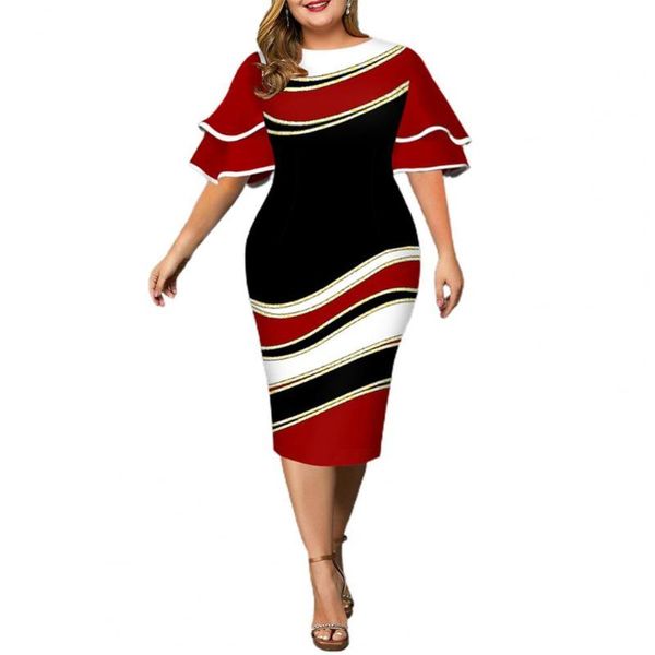 plus size dresses for women 2021 geometric print layered bell sleeve autumn bodycon dress round neck slim midi 5xl wedding, Black
plus size dresses for women 2021 geometric print layered bell sleeve autumn bodycon dress round neck slim midi 5xl wedding, Black