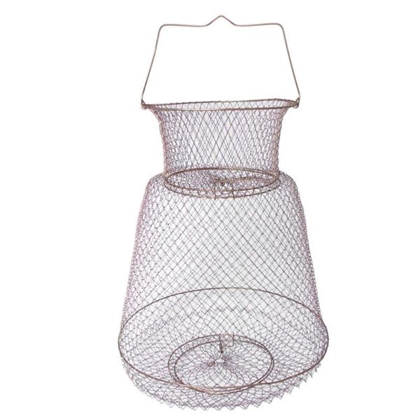 spring door steel wire crab shrimp basket with handle foldable fishing net cage trap portable accessories
spring door steel wire crab shrimp basket with handle foldable fishing net cage trap portable accessories