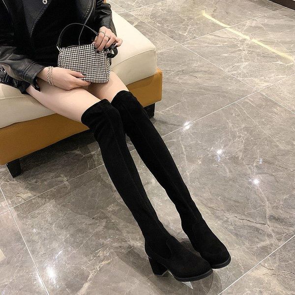 boots black over the knee high heels women shoes suede thigh winter warm thick heel long botas para mujer
boots black over the knee high heels women shoes suede thigh winter warm thick heel long botas para mujer