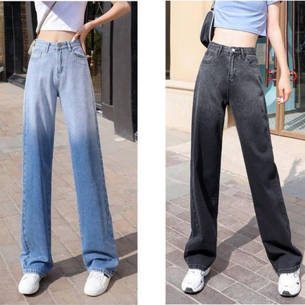 women's jeans gradient color thick women yellow plus size wide leg pants baggy y2k blue jean
women's jeans gradient color thick women yellow plus size wide leg pants baggy y2k blue jean