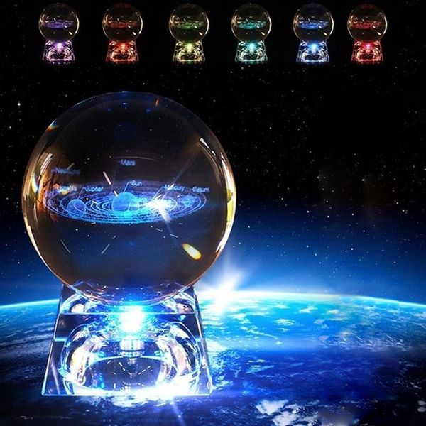 decorative objects & figurines 3d solar system crystal ball with luminous base planets glass engraved globe miniature model home decor astro
decorative objects & figurines 3d solar system crystal ball with luminous base planets glass engraved globe miniature model home decor astro