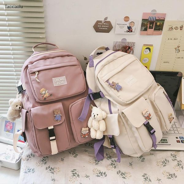 backpack female large capacity girl cute school backpacks for teens students korean schoolbag 2021 women bookbag feminina
backpack female large capacity girl cute school backpacks for teens students korean schoolbag 2021 women bookbag feminina