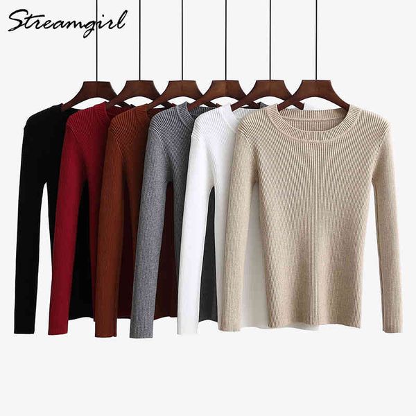 streamgirl basic sweater women autumn ribbed winter woman sweater knitting pullovers knitwear black sweaters for women 210421, White;black
streamgirl basic sweater women autumn ribbed winter woman sweater knitting pullovers knitwear black sweaters for women 210421, White;black