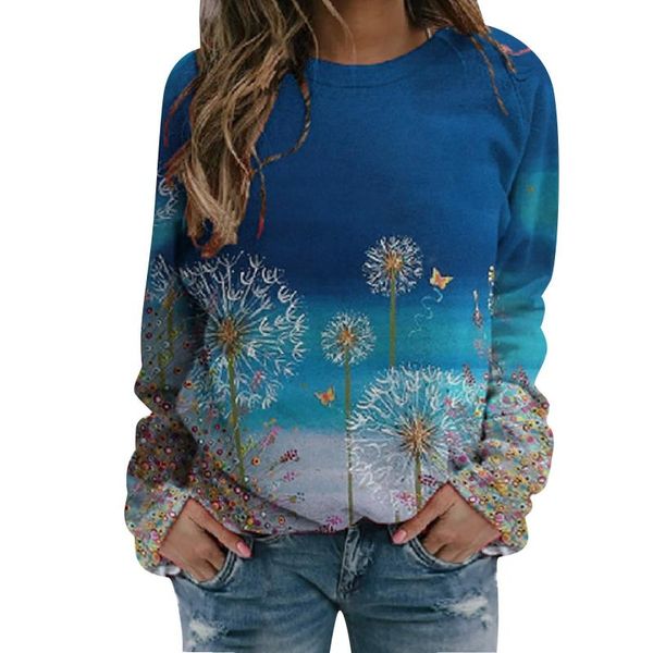 women's hoodies & sweatshirts aesthetic women fashion sweatshirt dandelion printing long sleeve o-neck loose plus velvet vintage thick, Black
women's hoodies & sweatshirts aesthetic women fashion sweatshirt dandelion printing long sleeve o-neck loose plus velvet vintage thick, Black