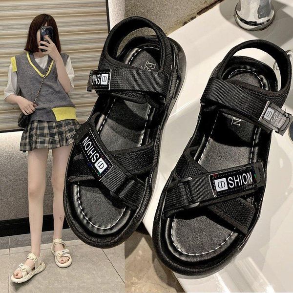 sandals flat female 2021 summer platform sports soft comfortable roman for women beach shoes, Black
sandals flat female 2021 summer platform sports soft comfortable roman for women beach shoes, Black