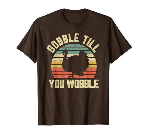gobble till you wobble vintage retro thanksgiving t-shirt, White;black
gobble till you wobble vintage retro thanksgiving t-shirt, White;black