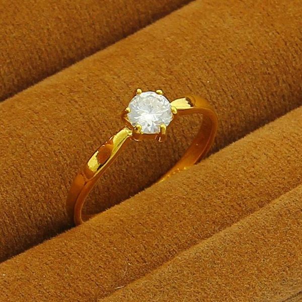 wedding rings pure gold color women's finger ring,gold simple ring with cubic zirconia for ladies women jewelry, Slivery;golden
wedding rings pure gold color women's finger ring,gold simple ring with cubic zirconia for ladies women jewelry, Slivery;golden