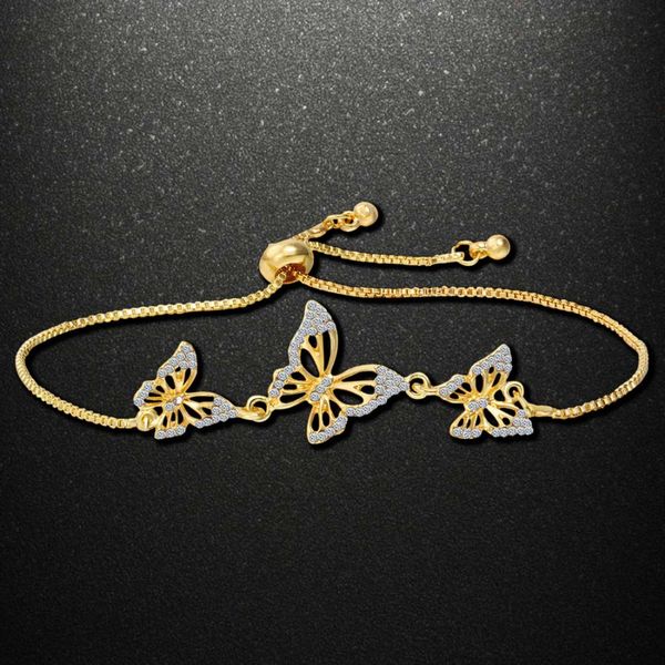 fashion butterfly bracelet & bangle for women simple adjustable gold silver color bracelets pulseras, Golden;silver
fashion butterfly bracelet & bangle for women simple adjustable gold silver color bracelets pulseras, Golden;silver