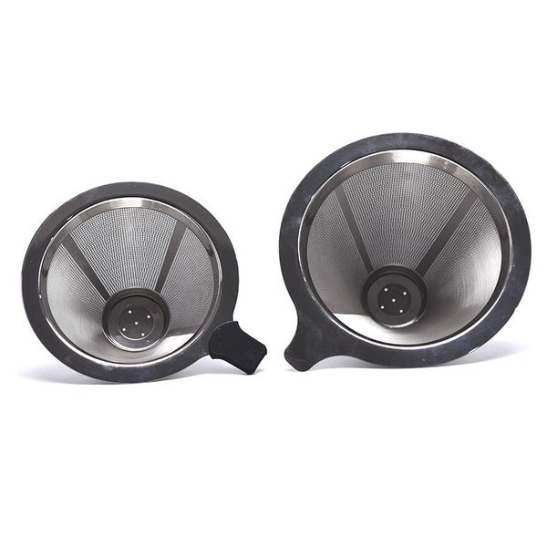 coffee filters 1pc stainless steel baskets pour over dripper maker reusable filter holder metal mesh funnel
coffee filters 1pc stainless steel baskets pour over dripper maker reusable filter holder metal mesh funnel