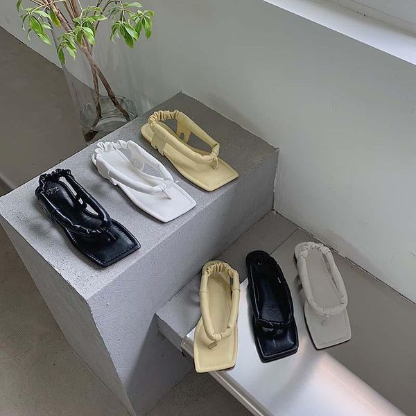 sandals clip toe women flat heeled elastic band roman style summer soft sole black/yellow/white casual vacation slippers
sandals clip toe women flat heeled elastic band roman style summer soft sole black/yellow/white casual vacation slippers