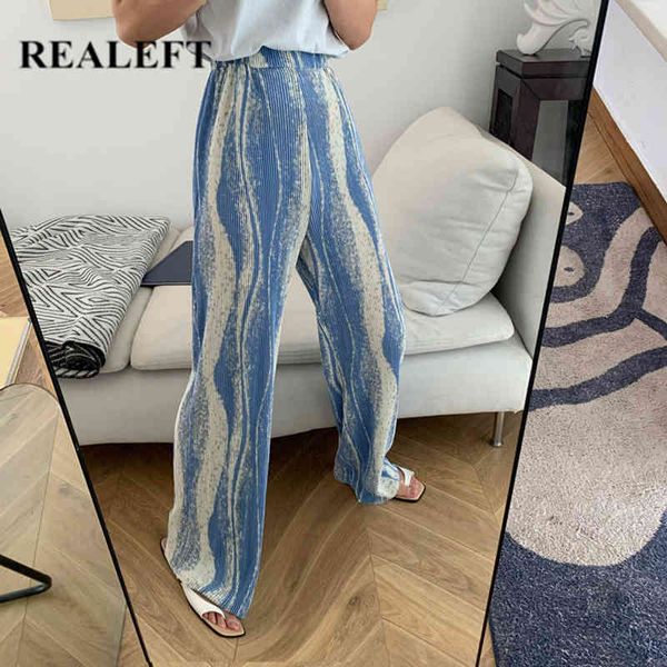 summer printed casual pants for women elegant high waist elastic pleated wide legged loose trousers female 210428, Black;white
summer printed casual pants for women elegant high waist elastic pleated wide legged loose trousers female 210428, Black;white