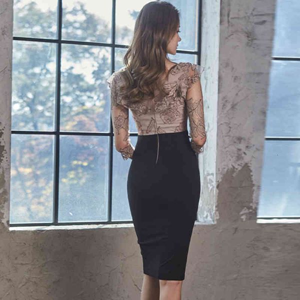 dresses elegant office pencil women's korean slim high waist sheath es mesh patchwork work bodycon vestidos, Black;gray
dresses elegant office pencil women's korean slim high waist sheath es mesh patchwork work bodycon vestidos, Black;gray