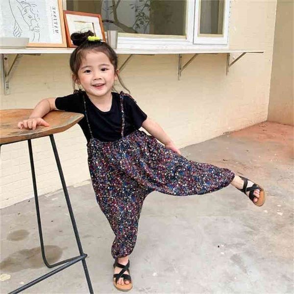 summer arrival girls fashion floral 2 pieces suit overalls pants kids clothes 210528, White
summer arrival girls fashion floral 2 pieces suit overalls pants kids clothes 210528, White
