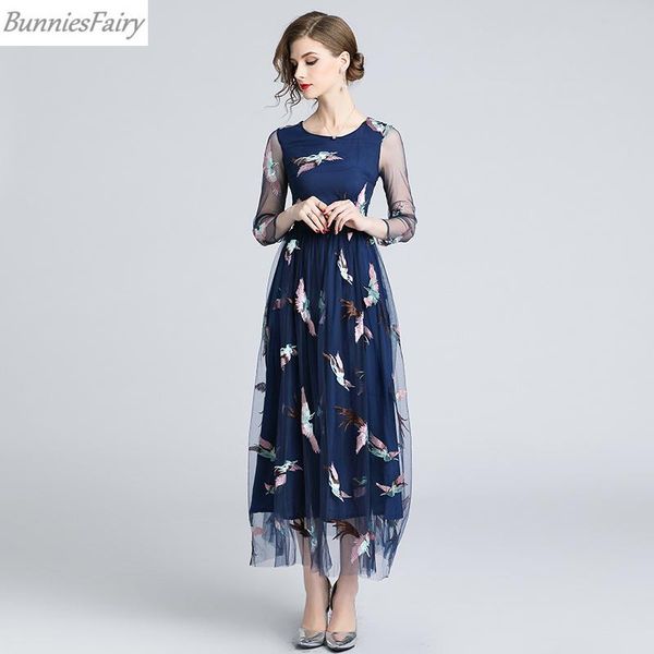 casual dresses bunniesfairy 2021 spring women bohemian boho style phoenix bird animal embroidered navy blue mesh midi dress long sleeve, Black;gray
casual dresses bunniesfairy 2021 spring women bohemian boho style phoenix bird animal embroidered navy blue mesh midi dress long sleeve, Black;gray