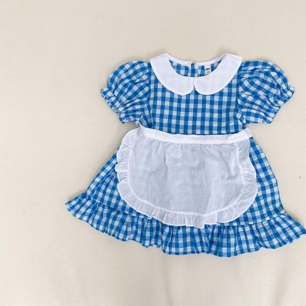 girl's dresses style summer baby girls cute plaid dress ruffle with white bib for cotton toddler kids clothes, Red;yellow
girl's dresses style summer baby girls cute plaid dress ruffle with white bib for cotton toddler kids clothes, Red;yellow