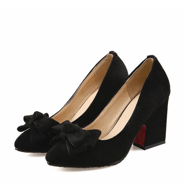 dress shoes big size single decorated with pointed bow ladies high heels women woman pumps, Black
dress shoes big size single decorated with pointed bow ladies high heels women woman pumps, Black
