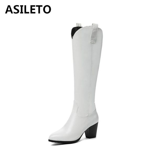 boots asileto autumn women knee-high 38cm pointed toe 7cm square heel pu pull on big size 33-46 black white club party s1946
boots asileto autumn women knee-high 38cm pointed toe 7cm square heel pu pull on big size 33-46 black white club party s1946