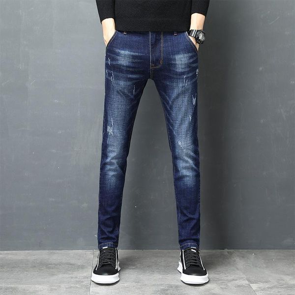 men's jeans men slim fit denim pants skinny spring autumn blue good quality cotton stretch size 36
men's jeans men slim fit denim pants skinny spring autumn blue good quality cotton stretch size 36