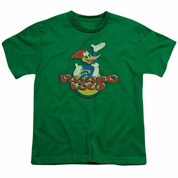 woody woodpecker loco kids youth t shirt licensed cartoon tee kelly green, White;black
woody woodpecker loco kids youth t shirt licensed cartoon tee kelly green, White;black