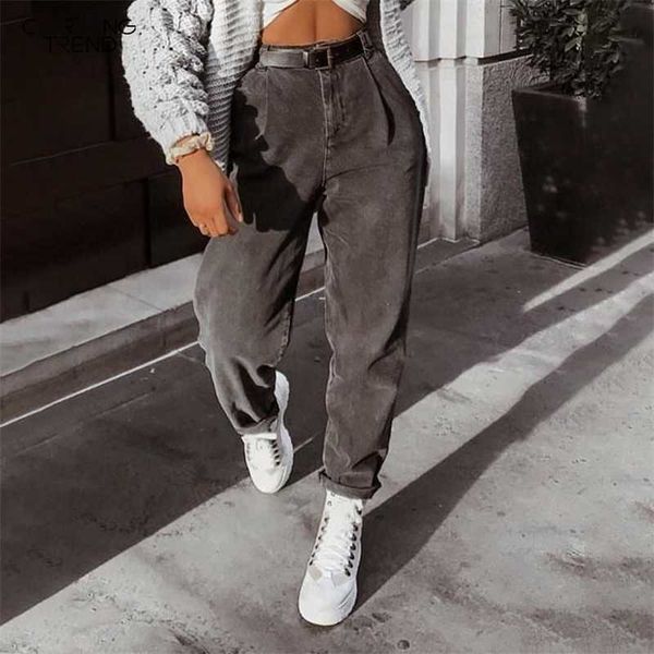 woman mom casual jeans pants boyfriend high waist denim autumn retro solid comfortable female gray 210927, Blue
woman mom casual jeans pants boyfriend high waist denim autumn retro solid comfortable female gray 210927, Blue