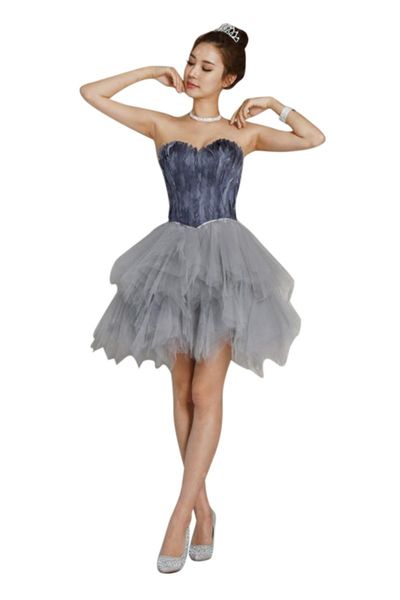 party dresses women short tulle homecoming feathers sweetheart mini dress with lace up back prom, White;black
party dresses women short tulle homecoming feathers sweetheart mini dress with lace up back prom, White;black
