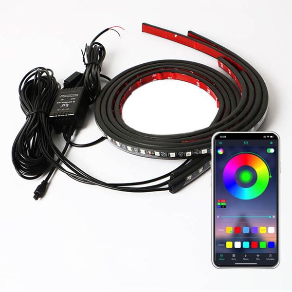 interior&external lights 4 pcs 12v under car app control rgb led strip light flowing color waterproof universal underglow underbody neon atm
interior&external lights 4 pcs 12v under car app control rgb led strip light flowing color waterproof universal underglow underbody neon atm