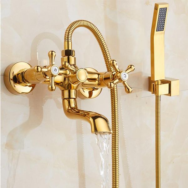 bath shower faucets set solid brass & cold bathtub faucet mixer with handheld wall mounted lifting lever gold bathroom sets
bath shower faucets set solid brass & cold bathtub faucet mixer with handheld wall mounted lifting lever gold bathroom sets