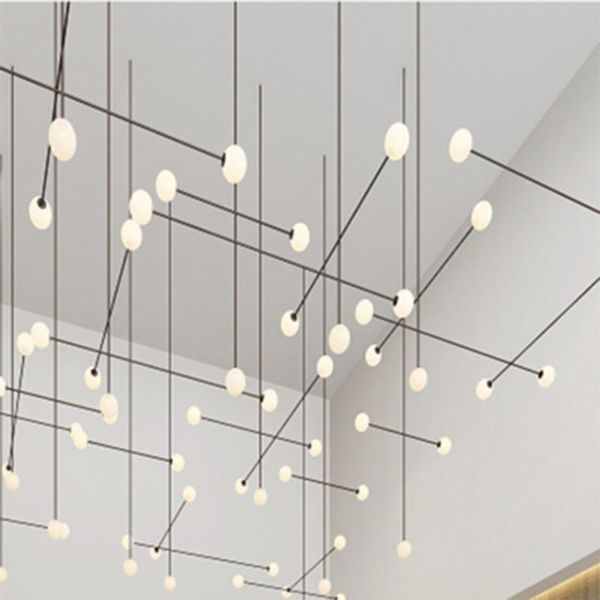 simple line chandelier diy combination living room villa exhibition hall shopping mall club model postmodern pendant lamps
simple line chandelier diy combination living room villa exhibition hall shopping mall club model postmodern pendant lamps