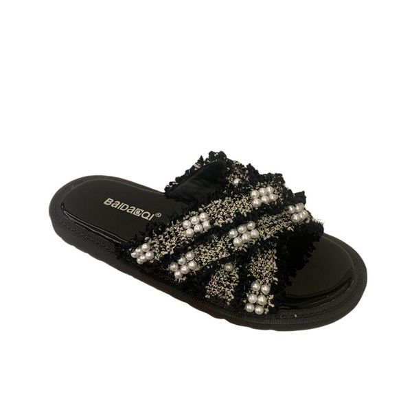 summer sandals women flats casual slippers ladies lazy shoes platform pearl womens vrouw, Black
summer sandals women flats casual slippers ladies lazy shoes platform pearl womens vrouw, Black