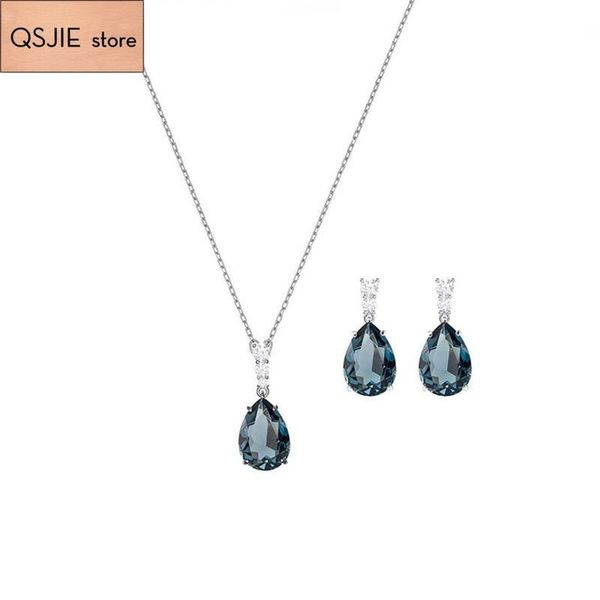 swa. super beautiful crystal drop pendant lady necklace charming fashion jewelry necklaces, Silver
swa. super beautiful crystal drop pendant lady necklace charming fashion jewelry necklaces, Silver