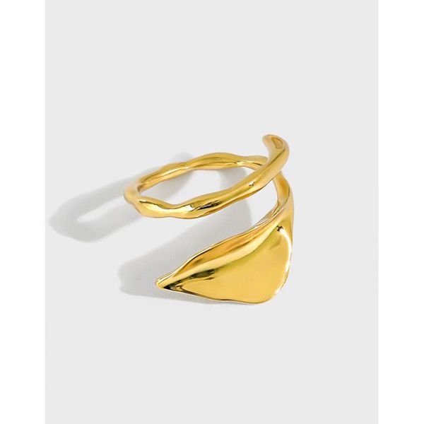 cluster rings shanice s925 sterling silver open ring ins minimalist and wild irregular concave convex lotus leaf bijoux birthday, Golden;silver
cluster rings shanice s925 sterling silver open ring ins minimalist and wild irregular concave convex lotus leaf bijoux birthday, Golden;silver