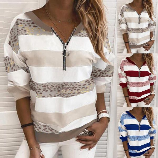 women's hoodies & sweatshirts 2021 casual harajuku female sweatshirt zipper o-neck patchwork hoodie stripe leopard loose womens m-4xl, Black
women's hoodies & sweatshirts 2021 casual harajuku female sweatshirt zipper o-neck patchwork hoodie stripe leopard loose womens m-4xl, Black