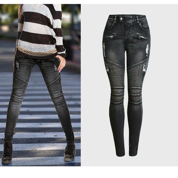 fall/winter2021 women's jeans skinny stretch low waist motorcycle style cotton denim trousers girls show pencil pants sexy, Blue
fall/winter2021 women's jeans skinny stretch low waist motorcycle style cotton denim trousers girls show pencil pants sexy, Blue