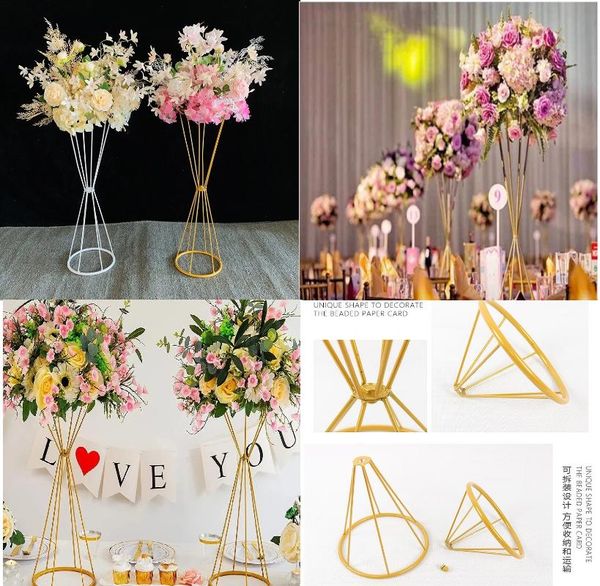 candle holders 2pcs flower vases gold/ white stands metal road lead wedding centerpiece flowers rack for event party decoration
candle holders 2pcs flower vases gold/ white stands metal road lead wedding centerpiece flowers rack for event party decoration