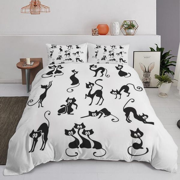 bedding sets cartoon cat print duvet cover set black white pillowcase kids 135 150 bed 220x240 200x200 and king size
bedding sets cartoon cat print duvet cover set black white pillowcase kids 135 150 bed 220x240 200x200 and king size