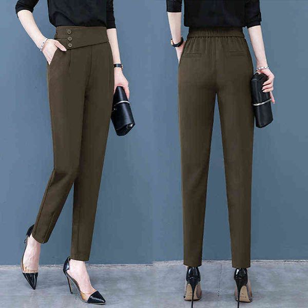 summer elegant suit pants women high waist ice silk all-match fashion office lady pencil casual trousers 211124, Black;white
summer elegant suit pants women high waist ice silk all-match fashion office lady pencil casual trousers 211124, Black;white
