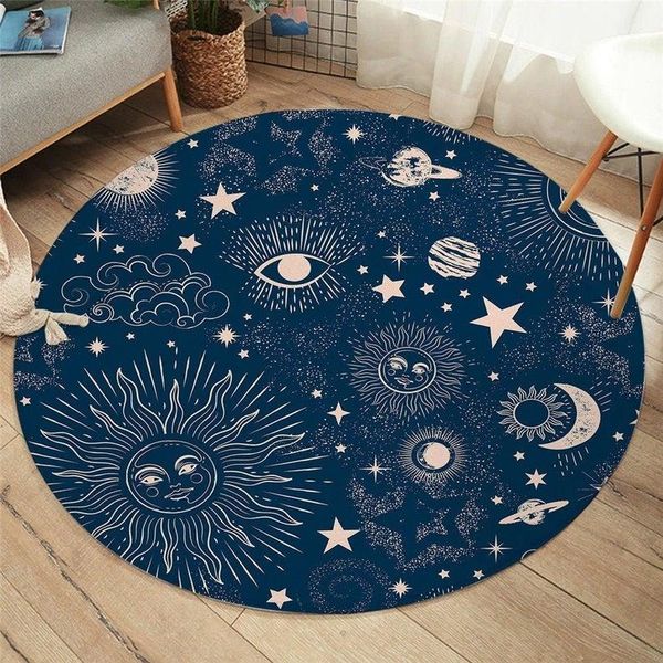 carpets eclipse round carpet moon star witchcraft for living room galaxy non-slip mat rugs blue decorative floor
carpets eclipse round carpet moon star witchcraft for living room galaxy non-slip mat rugs blue decorative floor