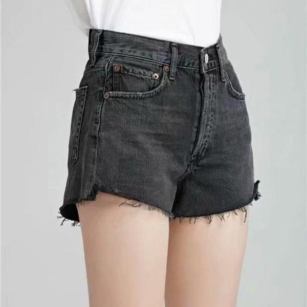 women's shorts high waisted women clothing vintage denim korean fashion ripped jeans summer clothes streetwear, White;black
women's shorts high waisted women clothing vintage denim korean fashion ripped jeans summer clothes streetwear, White;black