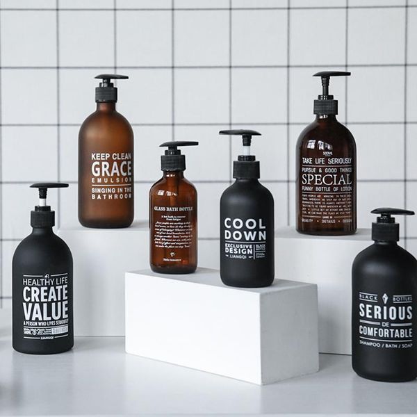250ml 500ml bathroom soap dispenser shampoo hand washing bottle liquid conditioner glass storage black brown
250ml 500ml bathroom soap dispenser shampoo hand washing bottle liquid conditioner glass storage black brown